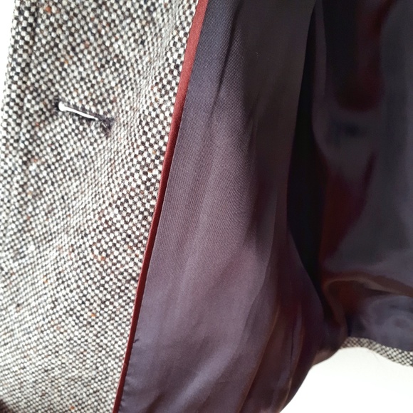 Banana Republic Tan Wool Blend Tweed Jacket - Picture 3 of 5